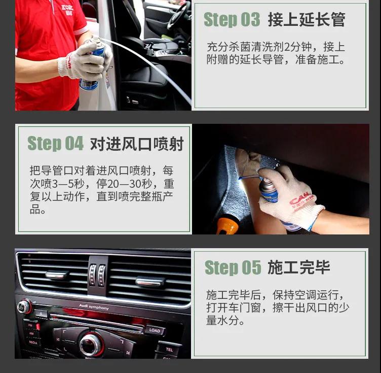 空調(diào)清洗劑使用流程2