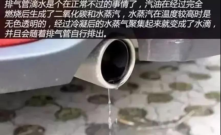 排氣管冒水